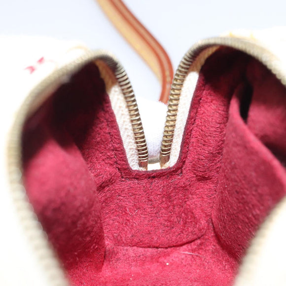 LOUIS VUITTON Monogram Multicolor Trousse Wapity Pouch White M58033 Auth MX041V