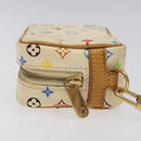 LOUIS VUITTON Monogram Multicolor Trousse Wapity Pouch White M58033 Auth MX041V-4