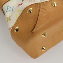 LOUIS VUITTON Monogram Multicolor Judy GM Shoulder Bag White M40253 Auth MX042V-8