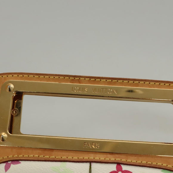 LOUIS VUITTON Monogram Multicolor Judy GM Shoulder Bag White M40253 Auth MX042V