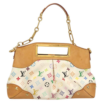 LOUIS VUITTON Monogram Multicolor Judy GM Shoulder Bag White M40253 Auth MX042V - 0