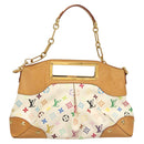 LOUIS VUITTON Monogram Multicolor Judy GM Shoulder Bag White M40253 Auth MX042V-2