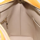 LOUIS VUITTON Monogram Vernis Houston Hand Bag Beige M91004 LV Auth MX047-19