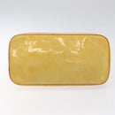 LOUIS VUITTON Monogram Vernis Houston Hand Bag Beige M91004 LV Auth MX047-5