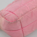 PRADA Shoulder Bag Nylon Pink Gold Auth MX052-11