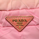 PRADA Shoulder Bag Nylon Pink Gold Auth MX052-13