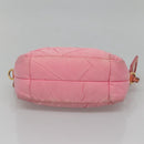 PRADA Shoulder Bag Nylon Pink Gold Auth MX052-7