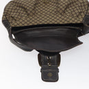 CELINE Macadam Canvas Shoulder Bag Brown Auth MX053-10