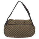 CELINE Macadam Canvas Shoulder Bag Brown Auth MX053-2