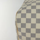 LOUIS VUITTON Damier Azur Keepall 50 Boston Bag N41430 LV Auth MX064-12