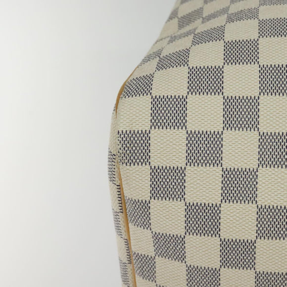 LOUIS VUITTON Damier Azur Keepall 50 Boston Bag N41430 LV Auth MX064