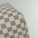 LOUIS VUITTON Damier Azur Keepall 50 Boston Bag N41430 LV Auth MX064-13