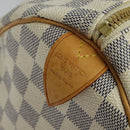 LOUIS VUITTON Damier Azur Keepall 50 Boston Bag N41430 LV Auth MX064-16