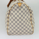 LOUIS VUITTON Damier Azur Keepall 50 Boston Bag N41430 LV Auth MX064-5