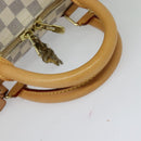 LOUIS VUITTON Damier Azur Keepall 50 Boston Bag N41430 LV Auth MX064-7