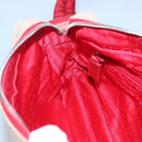 PRADA Sports Shoulder Bag Canvas Beige Red Auth MX065-20