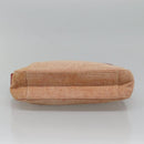 PRADA Sports Shoulder Bag Canvas Beige Red Auth MX065-5