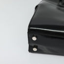 Salvatore Ferragamo Hand Bag Patent leather 2way Black Auth MX066-14