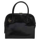 Salvatore Ferragamo Hand Bag Patent leather 2way Black Auth MX066-2