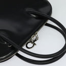 Salvatore Ferragamo Hand Bag Patent leather 2way Black Auth MX066-6