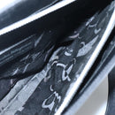 Salvatore Ferragamo Gancini Shoulder Bag Leather Black Silver Auth MX070-18