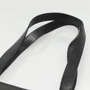 Salvatore Ferragamo Gancini Shoulder Bag Leather Black Silver Auth MX070-14