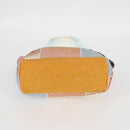 FENDI Tote Bag Beads Multicolor Silver Auth MX075SM-5