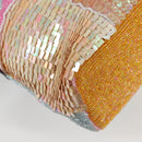 FENDI Tote Bag Beads Multicolor Silver Auth MX075SM-16