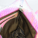 FENDI Tote Bag Beads Multicolor Silver Auth MX075SM-20
