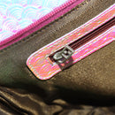 FENDI Tote Bag Beads Multicolor Silver Auth MX075SM-21