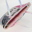 FENDI Tote Bag Beads Multicolor Silver Auth MX075SM-6