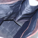 BURBERRY Nova Check Hand Bag Canvas Beige Auth MX078-17