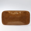 LOUIS VUITTON Monogram Vernis Houston Hand Bag Bronze M91122 LV Auth MX087-5