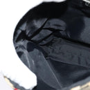 BURBERRY Nova Check Blue Label Shoulder Bag Wool Beige Auth MX096-20