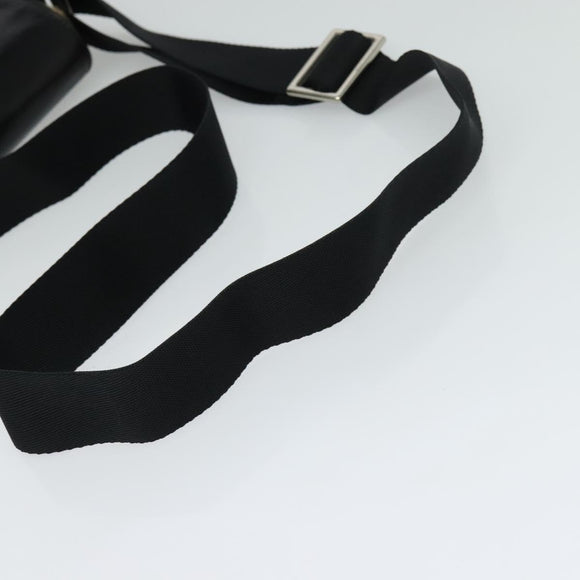 BURBERRY Nova Check Blue Label Shoulder Bag Wool Beige Auth MX096