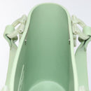 Salvatore Ferragamo Gancini Hand Bag Rubber Green Auth MX099-18