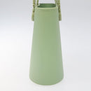 Salvatore Ferragamo Gancini Hand Bag Rubber Green Auth MX099-4