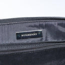 BURBERRY Nova Check Hand Bag Canvas Beige Auth MX100-11