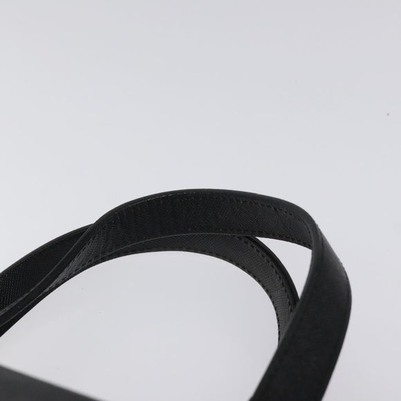 BURBERRY Nova Check Hand Bag Canvas Beige Auth MX100