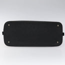 BURBERRY Nova Check Hand Bag Canvas Beige Auth MX100-5