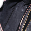 Miu Miu Shoulder Bag Leather Black Gold Auth MX101AV-9