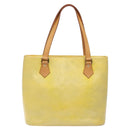 LOUIS VUITTON Monogram Vernis Houston Hand Bag Gris M91053 LV Auth MX102-13