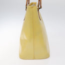 LOUIS VUITTON Monogram Vernis Houston Hand Bag Gris M91053 LV Auth MX102-4