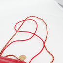 CHANEL Chanel 22 Matelasse Chain Hand Bag Leather 2way Red Gold CC Auth MX106SM-14