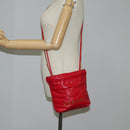 CHANEL Chanel 22 Matelasse Chain Hand Bag Leather 2way Red Gold CC Auth MX106SM-26