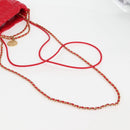 CHANEL Chanel 22 Matelasse Chain Hand Bag Leather 2way Red Gold CC Auth MX106SM-9