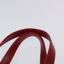 BURBERRY Nova Check Hand Bag Canvas Beige Auth MX108-8