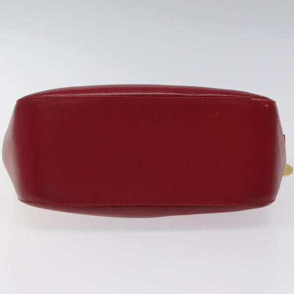 BURBERRY Nova Check Hand Bag Canvas Beige Auth MX108