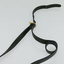 FENDI Shoulder Bag Suede Green Auth MX110-8