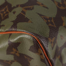 LOUIS VUITTON Monogram Graffiti Speedy 30 Bag Green Khaki M92194 LV Auth MX114AM-17